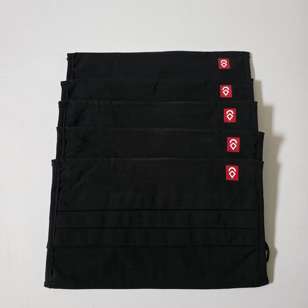 Airhole Black Masks Pack of 5